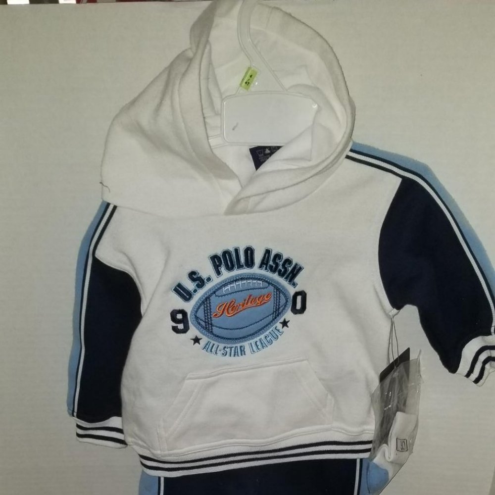 US Polo Assn.  Boys 3 Piece Outfit - Size 18 Months - NWT